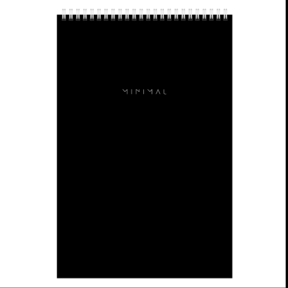 Блокнот "Minimal Classic", А4, 80 листов, в клетку, ассорти - 3
