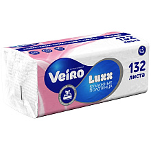 Полотенца бумажные Veiro Luxx, V - сложение, 132 листа, 2 слоя