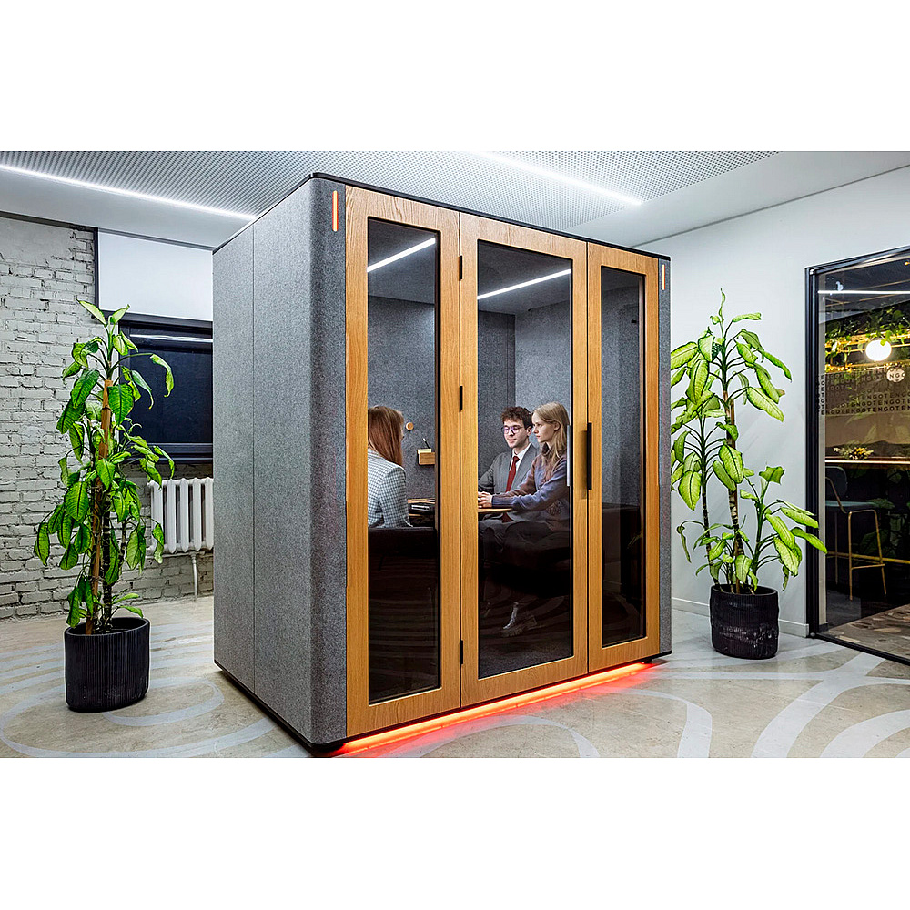 Акустическая кабина двухместная Capsula QUADRO PREMIUM  - 5