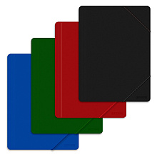 Папка на резинках "Office Products", A4, 15 мм, пластик, черный