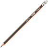 Набор карандашей простых Maped "Black Pep's", HB, с ластиком, черный (965126) - 2