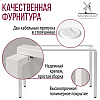 Стол письменный Millwood Лофт Сиэтл (ДТ-5), 1600х700 мм, белый - 8