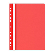 Папка-скоросшиватель с перфорацией "Office Product", А4, красный