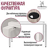 Стол письменный Millwood Лофт Сиэтл (ДТ-5), 1600х700 мм, бетон, белый - 8