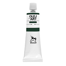 Краски масляные Renesans "Oils for art", 69 зеленый темный лак, 60 мл, туба