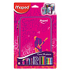 Пенал Maped "Girly", 2 отделения, с наполнением - 4