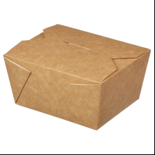 Контейнер бумажный, 600 мл, Fold Box, 130/110х110/90х65, 50 шт, крафт