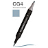 Маркер перманентный двусторонний "Sketchmarker Brush", CG4 прохладный серый 4