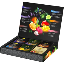 Чай "Curtis" Dessert Tea Collection, 30 пакетиков х1.7 г, 6 вкусов