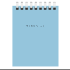 Блокнот "Minimal Pastel", А7, 40 листов, клетка, ассорти - 4