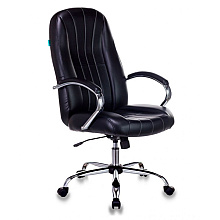 Кресло для руководителя Бюрократ T-898SL черный Leather Venge Black