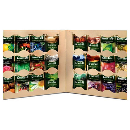 Чай "Greenfield" Premium Tea Collecton, 96 пакетиков х 1,75 гр, ассорти - 3