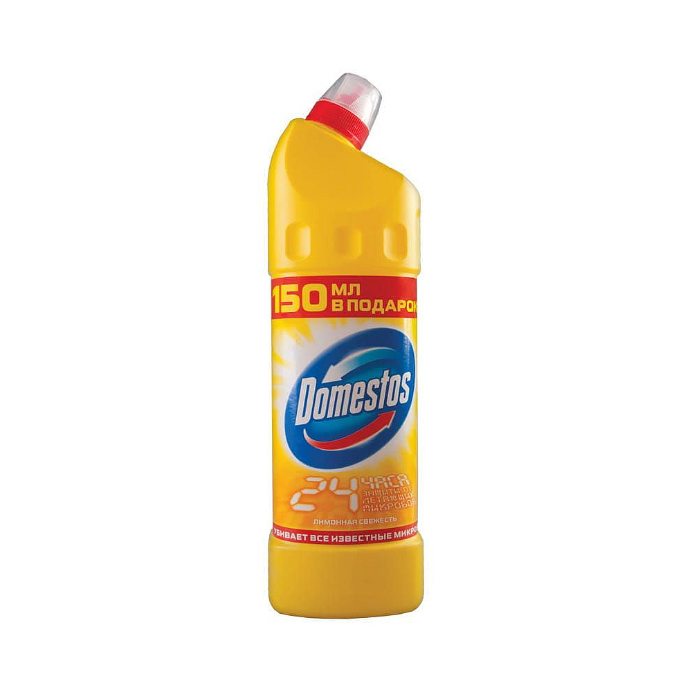 Средство чистящее для туалета "Domestos", 500 мл, лимонная свежесть