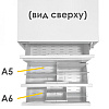 Шкаф картотечный "ТК7/1" (A5), 1375x525x535 мм - 2
