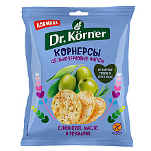 Чипсы "Dr.Korner" цельнозерновые