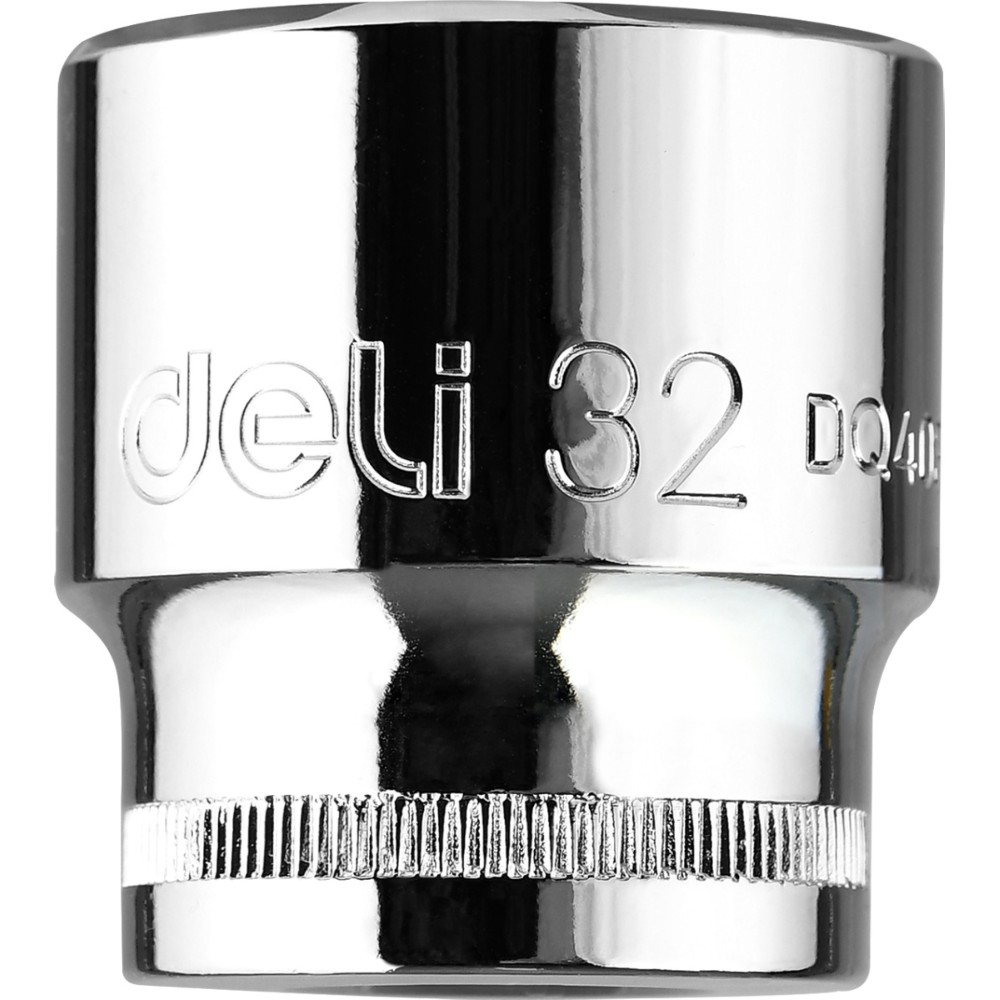 Головка торцевая шестигранная Deli YS EDQ4032 1/2", 32 мм, серебристый