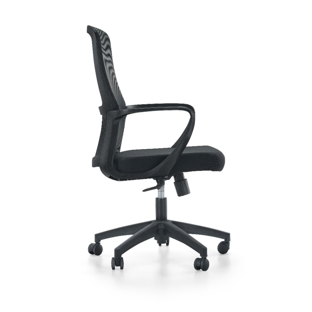 Кресло компьютерное SitZone U-069B, сетка, ткань, пластик, черный - 4