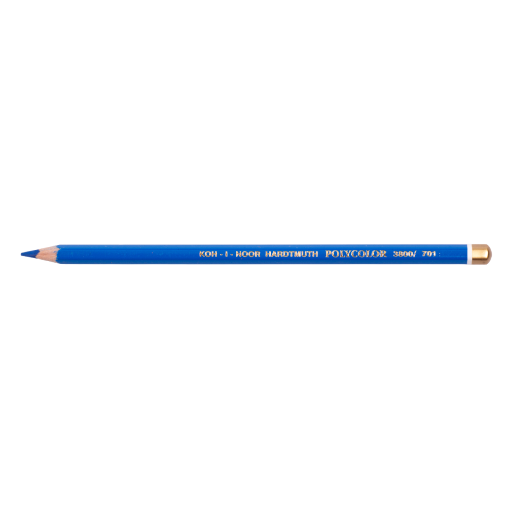 Карандаш цветной Koh-I-Noor "Polycolor 3800", 701 лазурный темный