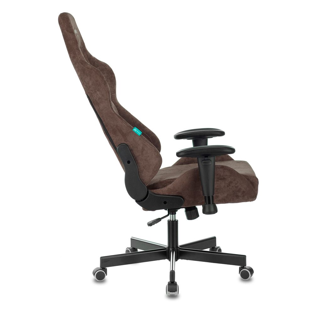 Кресло игровое Бюрократ VIKING KNIGHT Light-10, ткань, металл, темно-коричневый  - 7