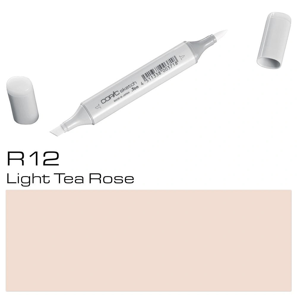 Маркер перманентный "Copic Sketch", R-12 светлая чайная роза