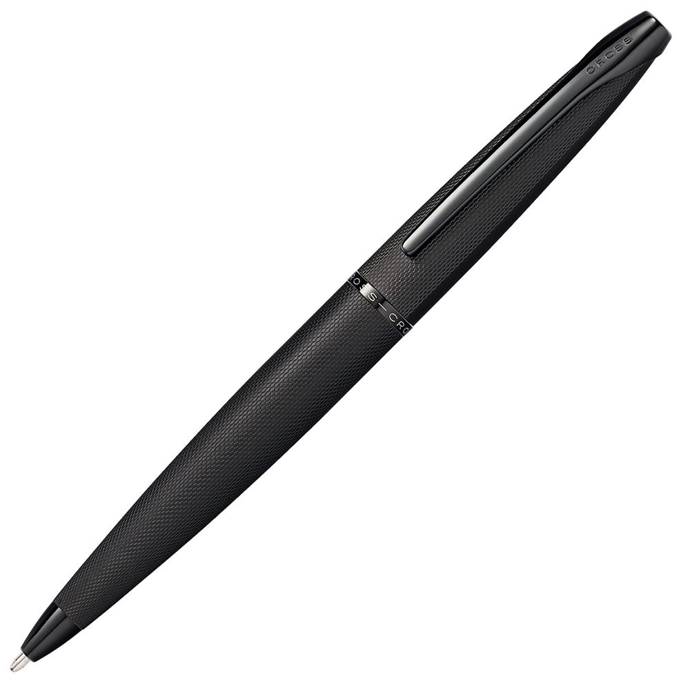 Ручка шариковая автоматическая "Cross ATX Brushed Black", 0.7 мм, черный, стерж. черный - 2