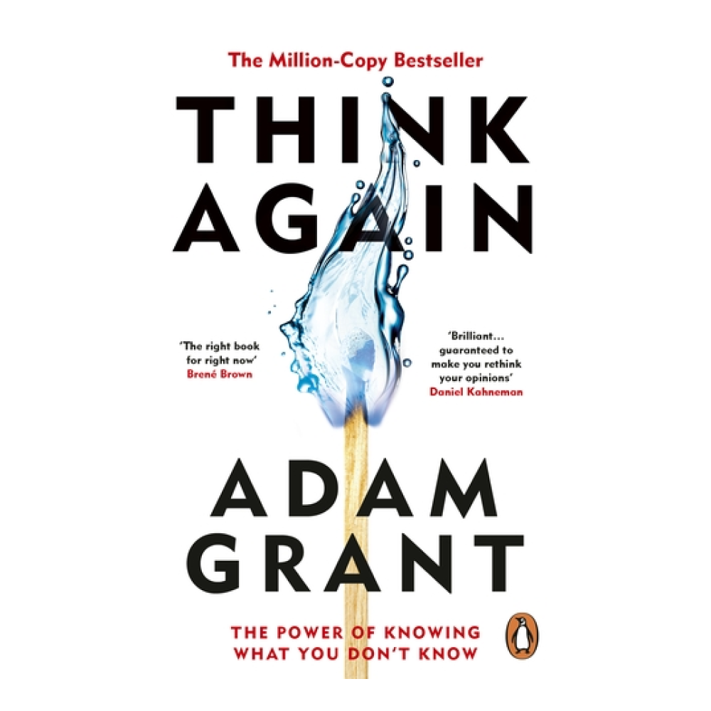Книга на английском языке "Think Again", Adam Grant