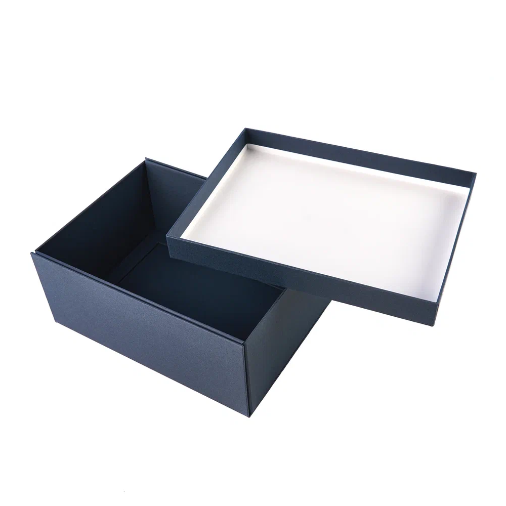 Коробка картонная, 220х160х95 мм, темно-синий - 3