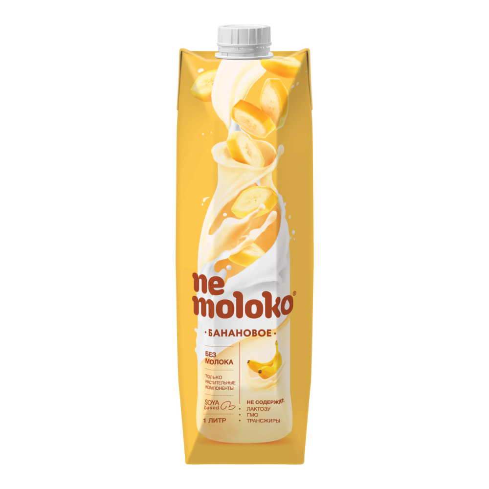 Напиток соевый Nemoloko "Банановый", 1 л,