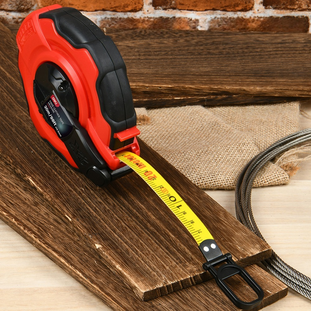 Рулетка Deli RS EDL9930Y, 30 м х 14.5 мм - 2