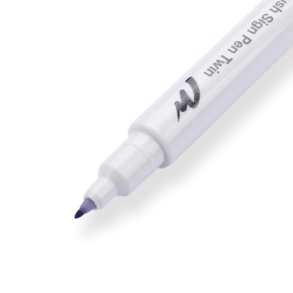Маркер-кисть "Brush Sign pen twin", 12 шт - 2