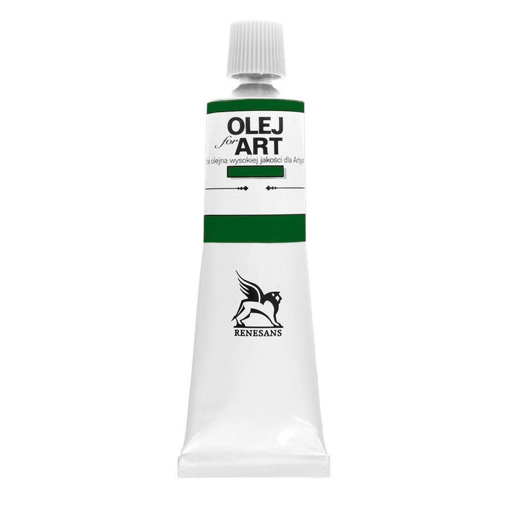 Краски масляные Renesans "Oils for art", 41 зеленый Хукера, 60 мл, туба