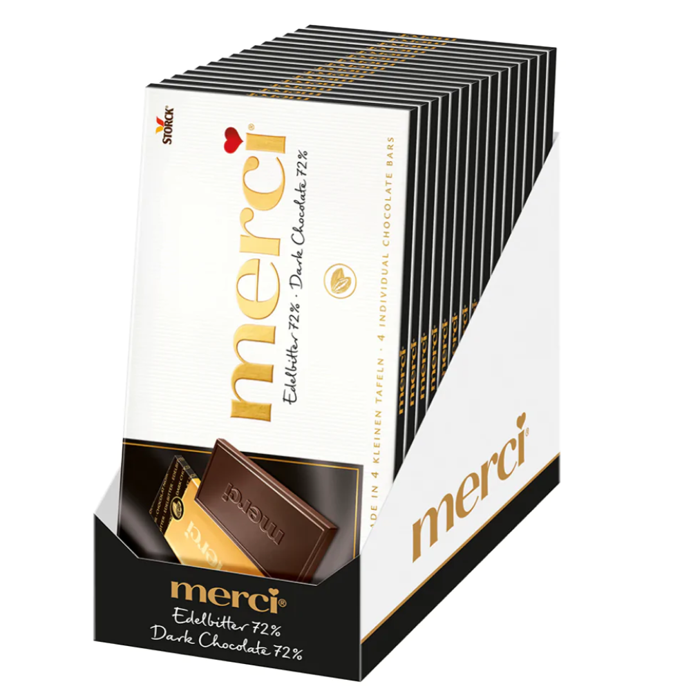Конфеты "Merci", 100 г, горький шоколад 72 % - 2