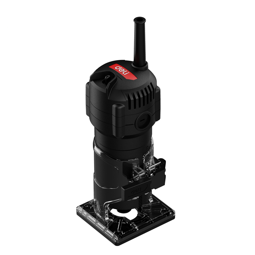 Фрезер кромочный Deli RS EDE-XB550-1E, 550 Вт, 6 мм, коробка, черный - 3