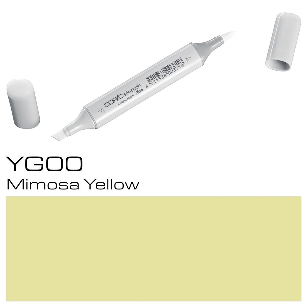 Маркер перманентный "Copic Sketch", YG-00 желтая мимоза