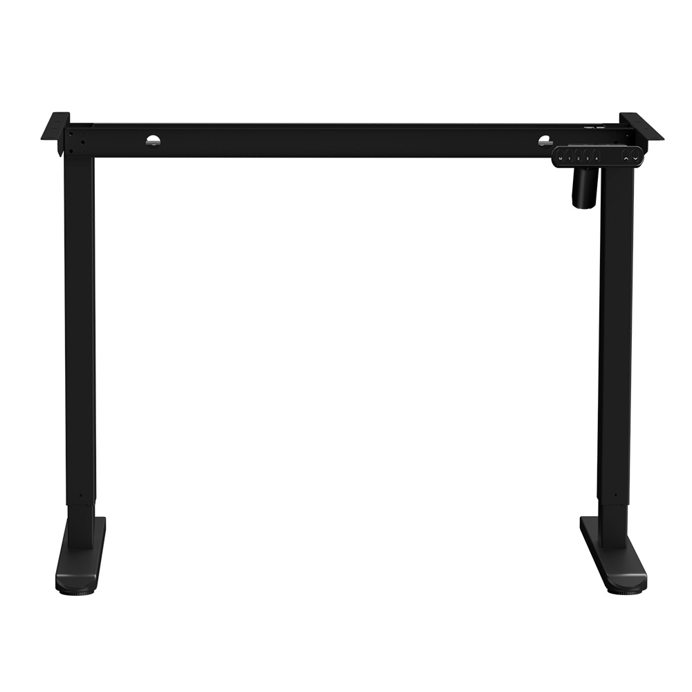 Стол с электроприводом WellDesk Basic 1200x675х18 черный/белый альпийский (9191456+9197776) - 3