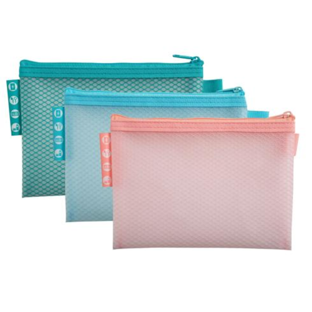 Папка конверт на молнии "Chromaline Pastel", А6, ассорти - 2