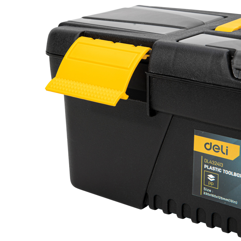 Ящик для инструмента Deli "EDL432413", 330х160х125 мм, пластмасса  - 3