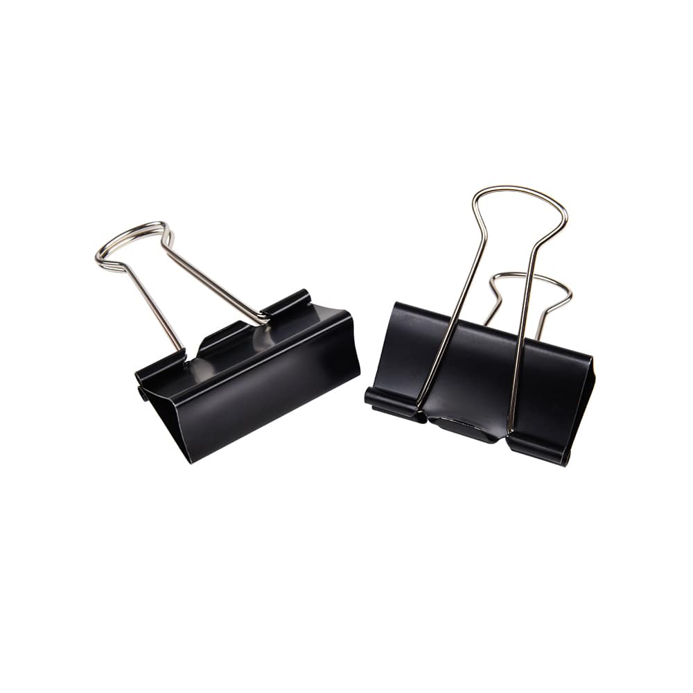 Зажим для бумаги "Office Products", 25 мм, 12 шт, черный - 3