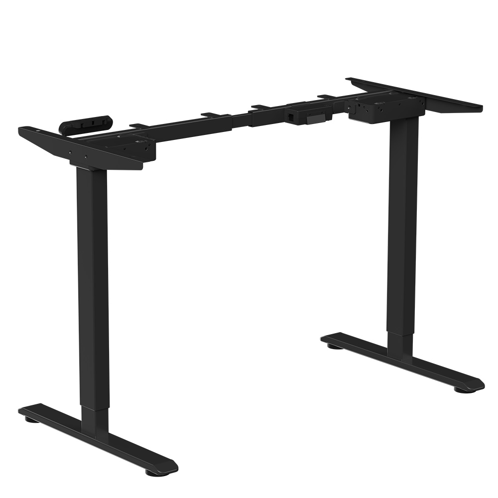 Стол с электроприводом WellDesk Prime 1300x675х18 черный/дуб канзас коричневый (9191461+9072451) - 5