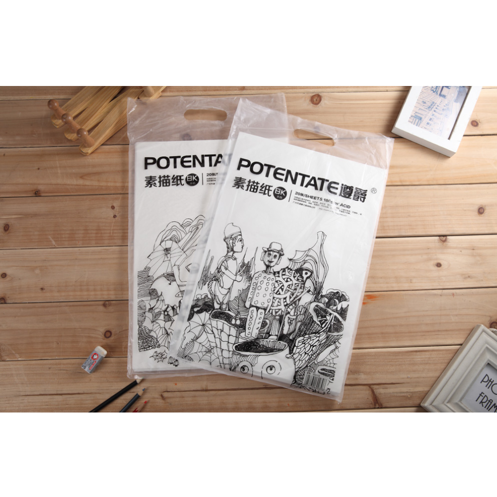 Бумага для рисования "Potentate", 180 г/м2, 27х39 см, натуральный белый - 3