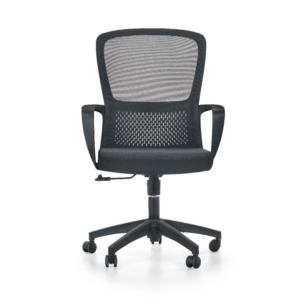 Кресло для персонала SitZone U-069B, сетка, ткань, черный, 2 шт/упак - 3