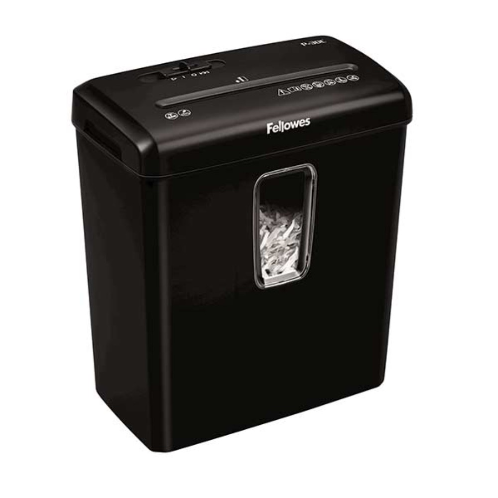 Уничтожитель Fellowes PowerShred P-30C, DIN P-4, 4х34 мм, 6 листов, 15 литров