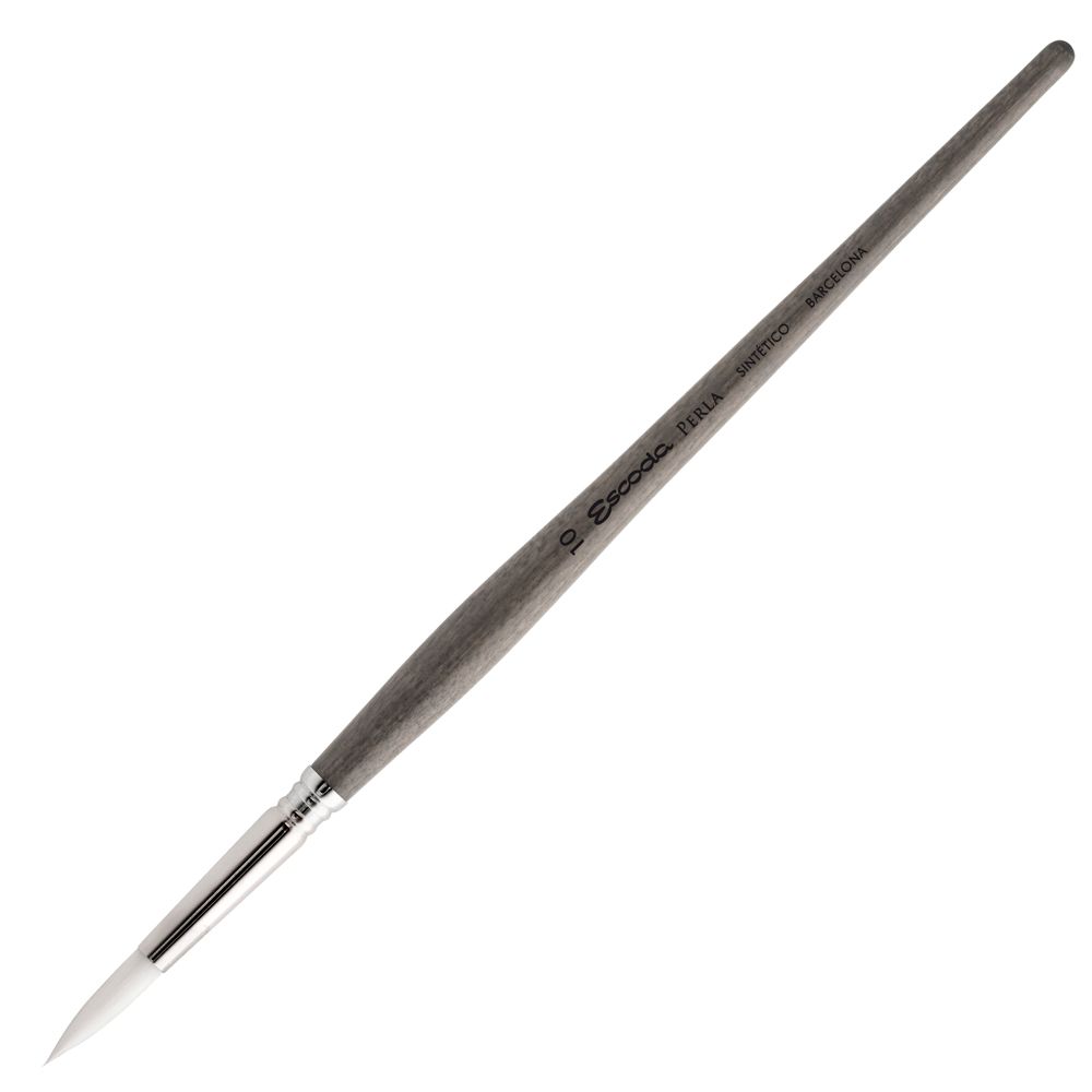 Кисть "Escoda Perla 1430", синтетика белая, круглая, №14