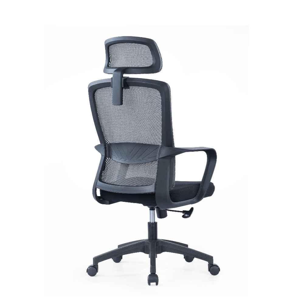 Кресло для руководителя SitZone U-060A, сетка, ткань, черный, пластик - 5