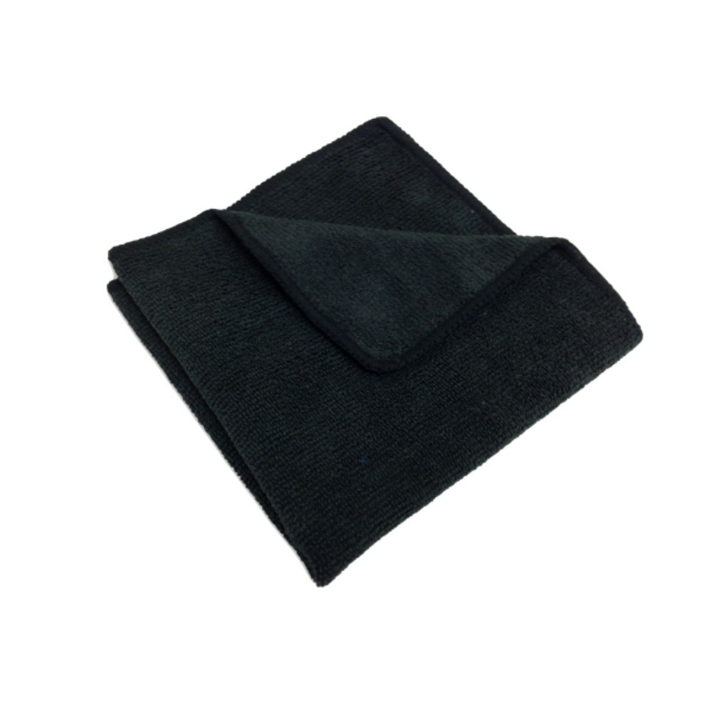 Салфетка из микроволокна, 190 г/м2, 30х30 см, черный, без упаковки
