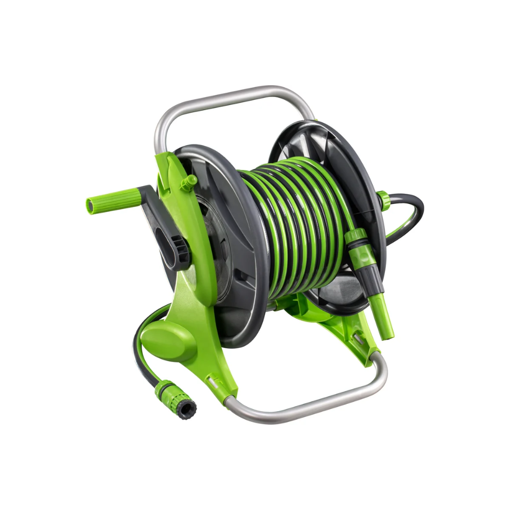 Шланг поливочный Amigo Grande 79605, на катушке, с распылителем, 1/2", 15 м - 2