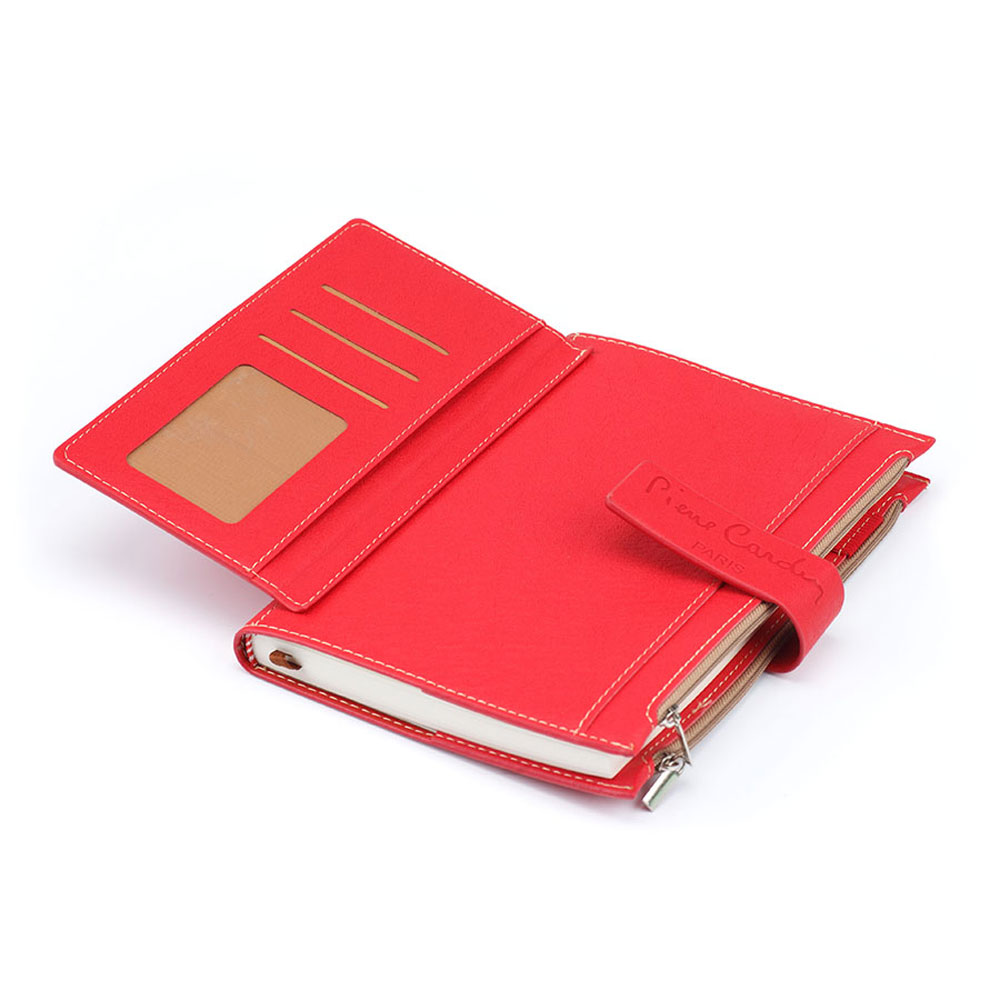 Книга записная "Pierre Cardin", А5, 256 листов, линованный, красный - 2