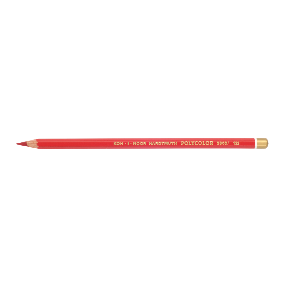 Карандаш цветной Koh-I-Noor "Polycolor 3800", 132 карминовый красный