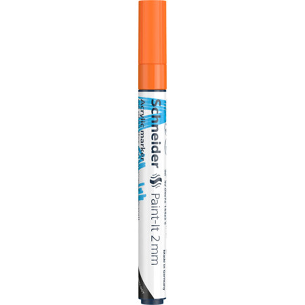 Маркер акриловый "Schneider Paint-It 310", оранжевый - 2