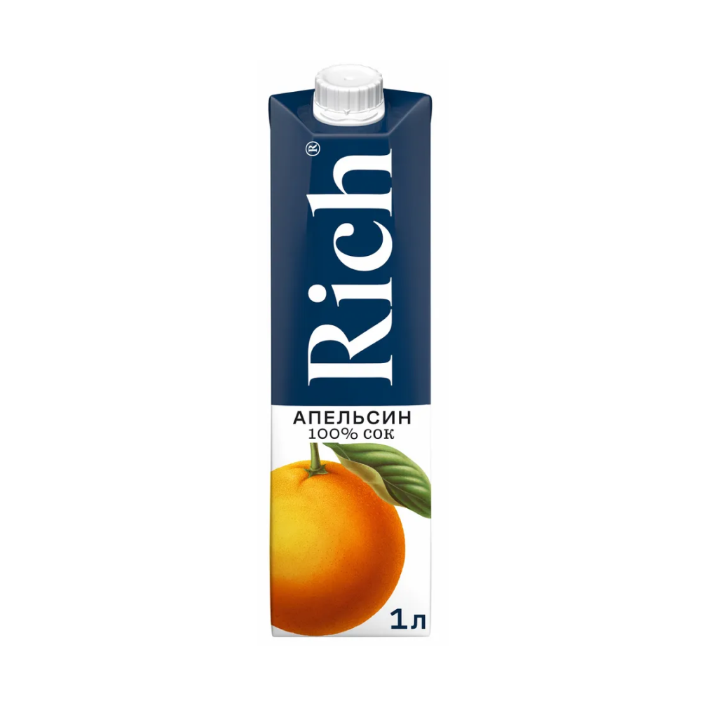 Нектар "Rich", апельсиновый, 1л.